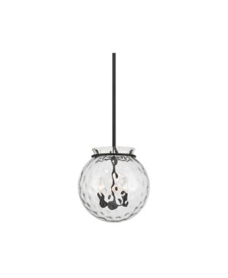  Kodi 12inch  Wide Bronze Water Glass 3-Light Pendant Light