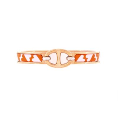 Pre-Owned HERMES Mini Clic Chaine dAncre Bracelet - Enamel metal 700$