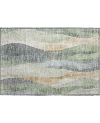 Mayfield Machine Washable AMF1989 1'8"x2'6" Area Rug
