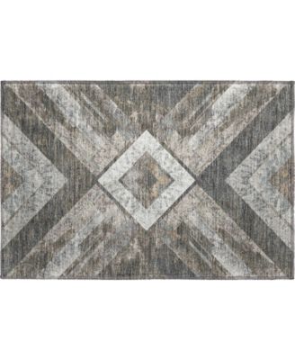 Mayfield Machine Washable AMF1955 1'8"x2'6" Area Rug