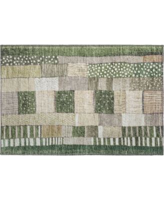 Mayfield Machine Washable AMF1960 1'8"x2'6" Area Rug