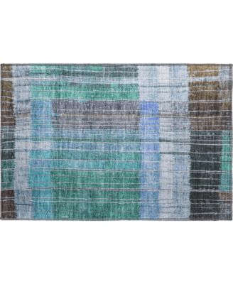 Mayfield Machine Washable AMF1962 1'8"x2'6" Area Rug