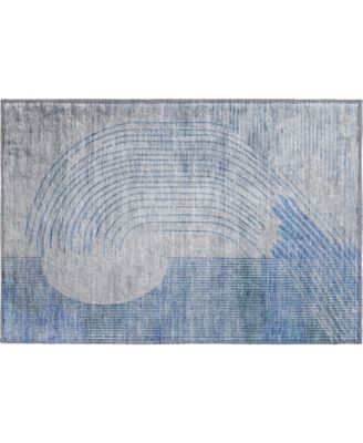 Mayfield Machine Washable AMF2003 1'8"x2'6" Area Rug