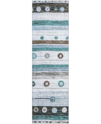 Mayfield Machine Washable AMF1964 2'3"x7'6" Runner