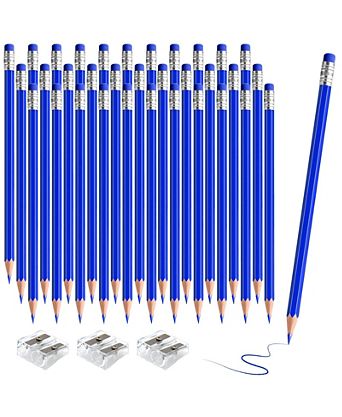 Pencils Eraser Pre-sharpened HB Writing Drawing School Supplies 36 sticks