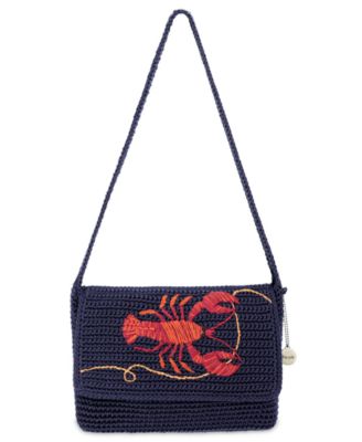 Marlow Hand-Crocheted Small Shoulder Handbag