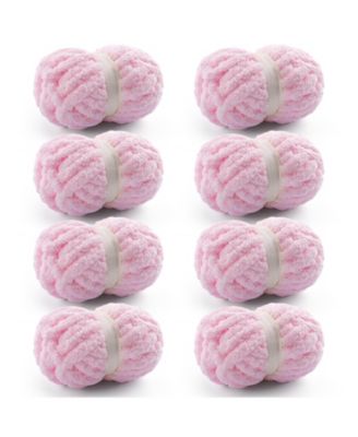 Chenille Chunky Yarn for Hand Knitting Crocheting 7.7 Ounce