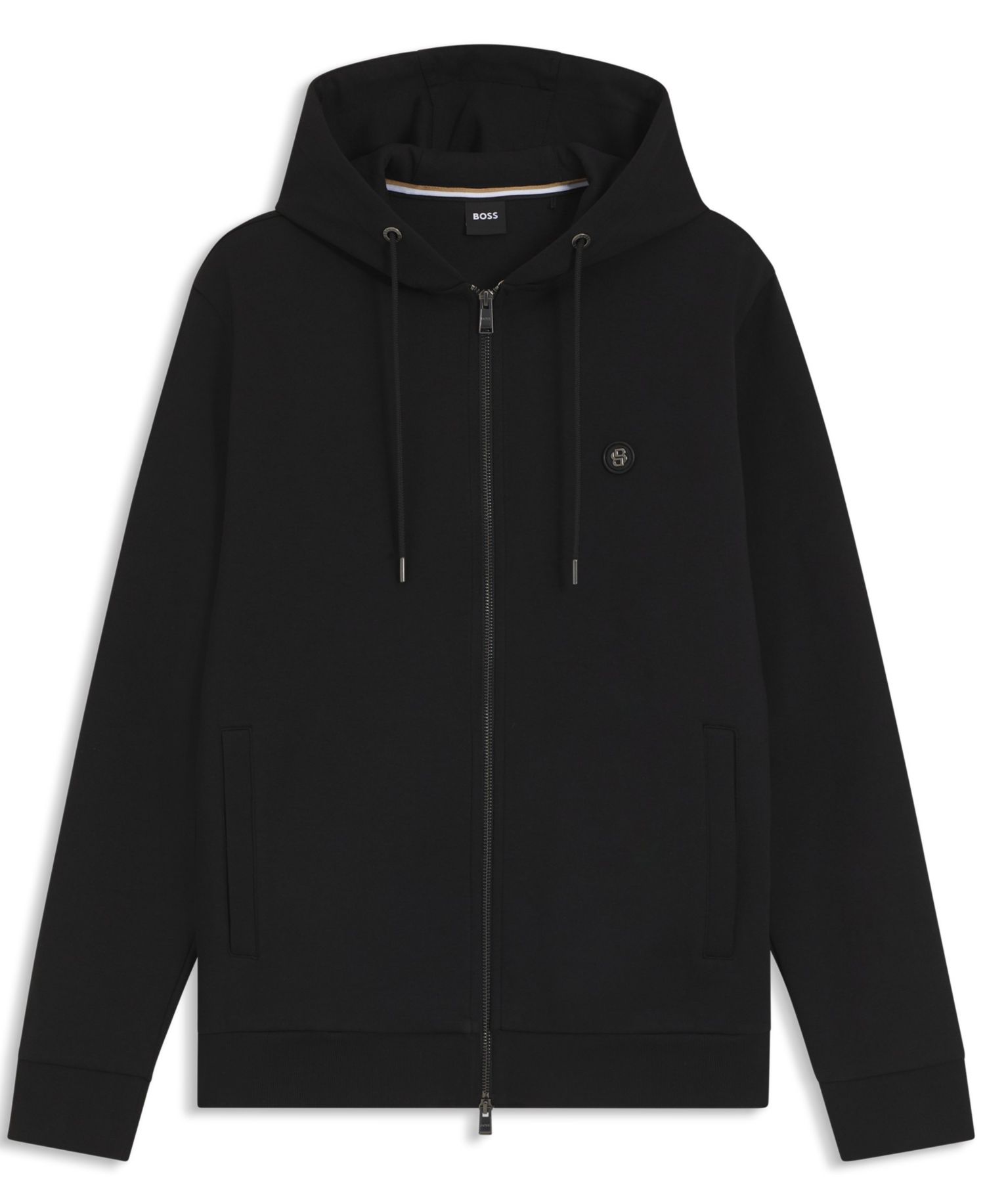 Men's Cotton-Blend Zip-Up Regular-Fit Hoodie