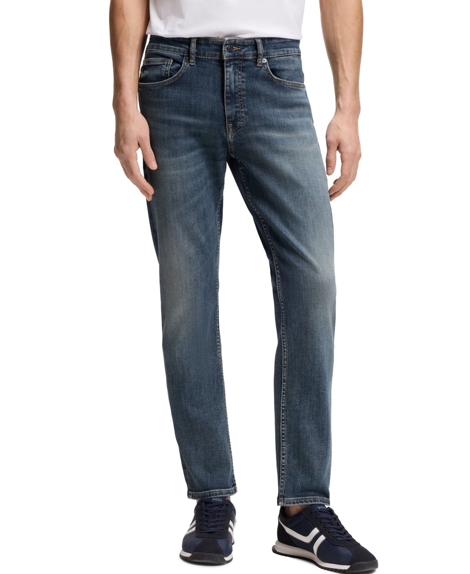 Men's Stretch-Cotton Blend Slim-Fit Jeans