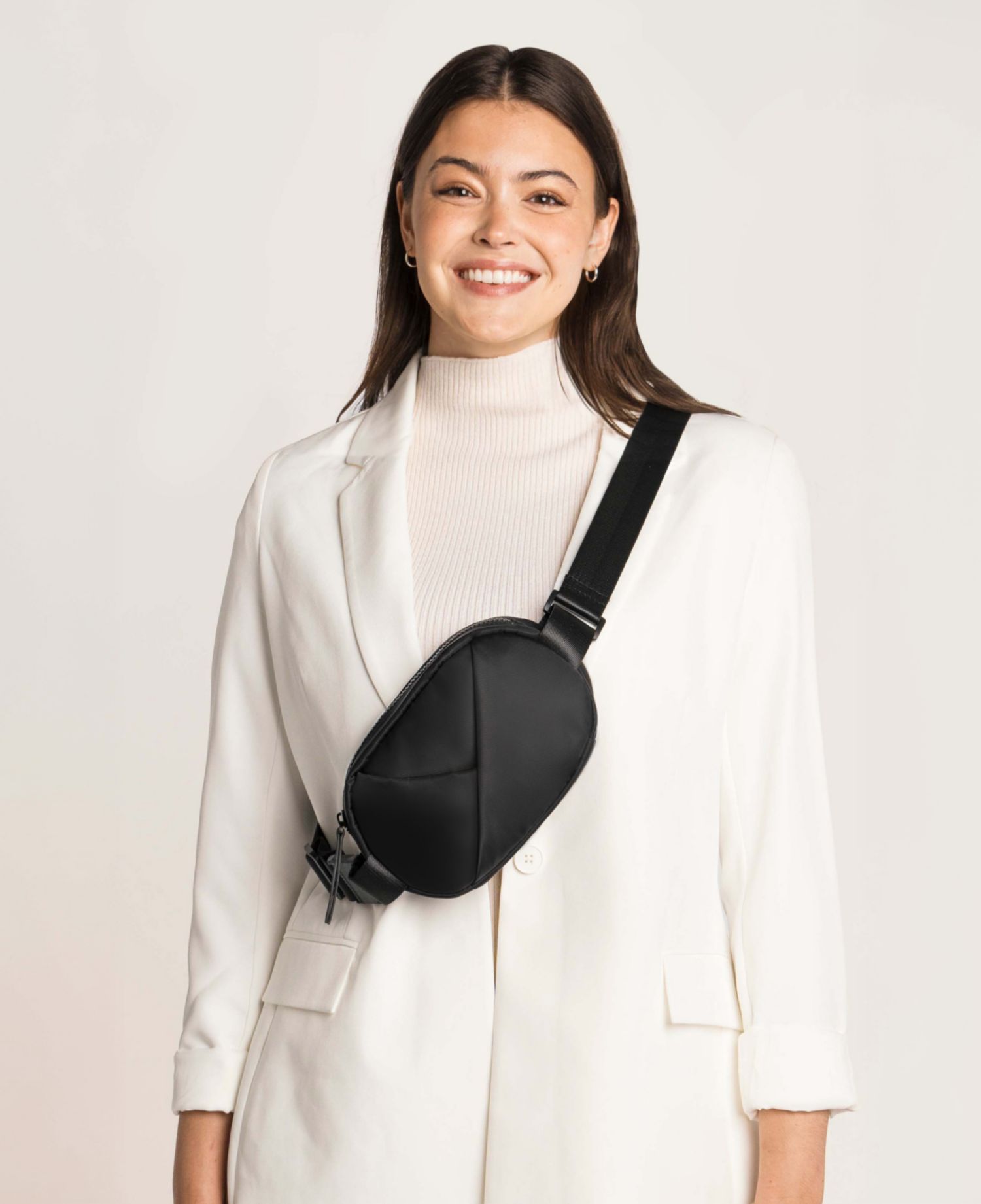 Lux and Nyx Origami Belt Bag and Sling Bag - Ultra Matte Nylon - Convertible Belt, Sling, and Crossbody Bag