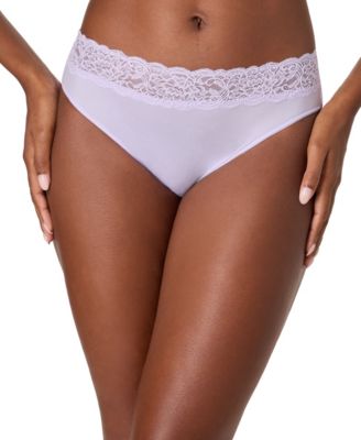 Women's Everyday Pretty Lace Hi Cut Brief Panty DMPLHB 