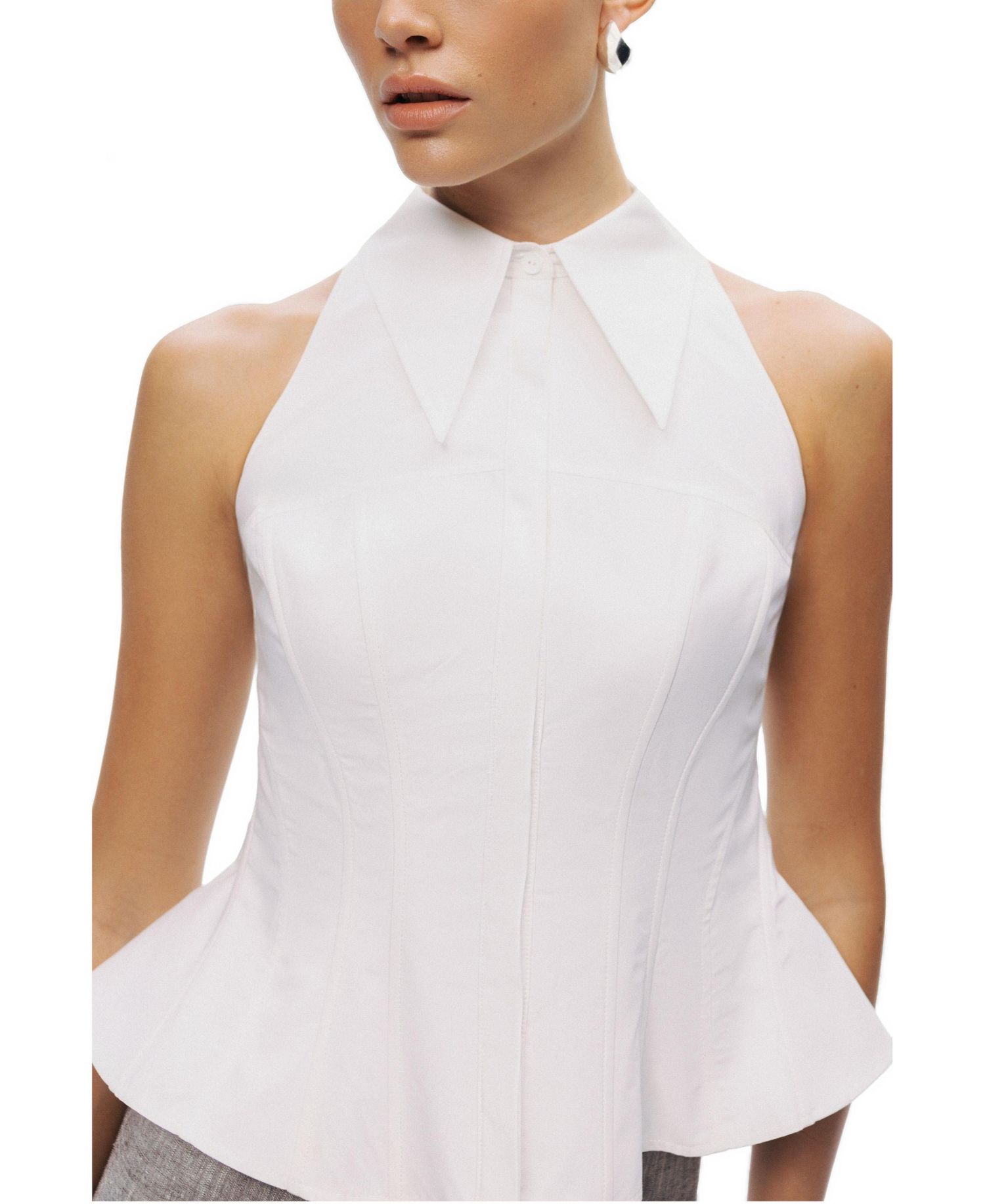 Women's Sleeveless Sculpted Shirt