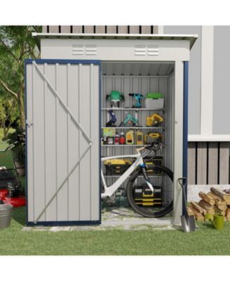 Storage Shed Metal Tool Garden Shed for Garden, Backyard, Patio