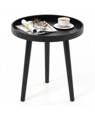 Round Side Table Sofa Coffee End Accent Table Nightstand Home Furniture
