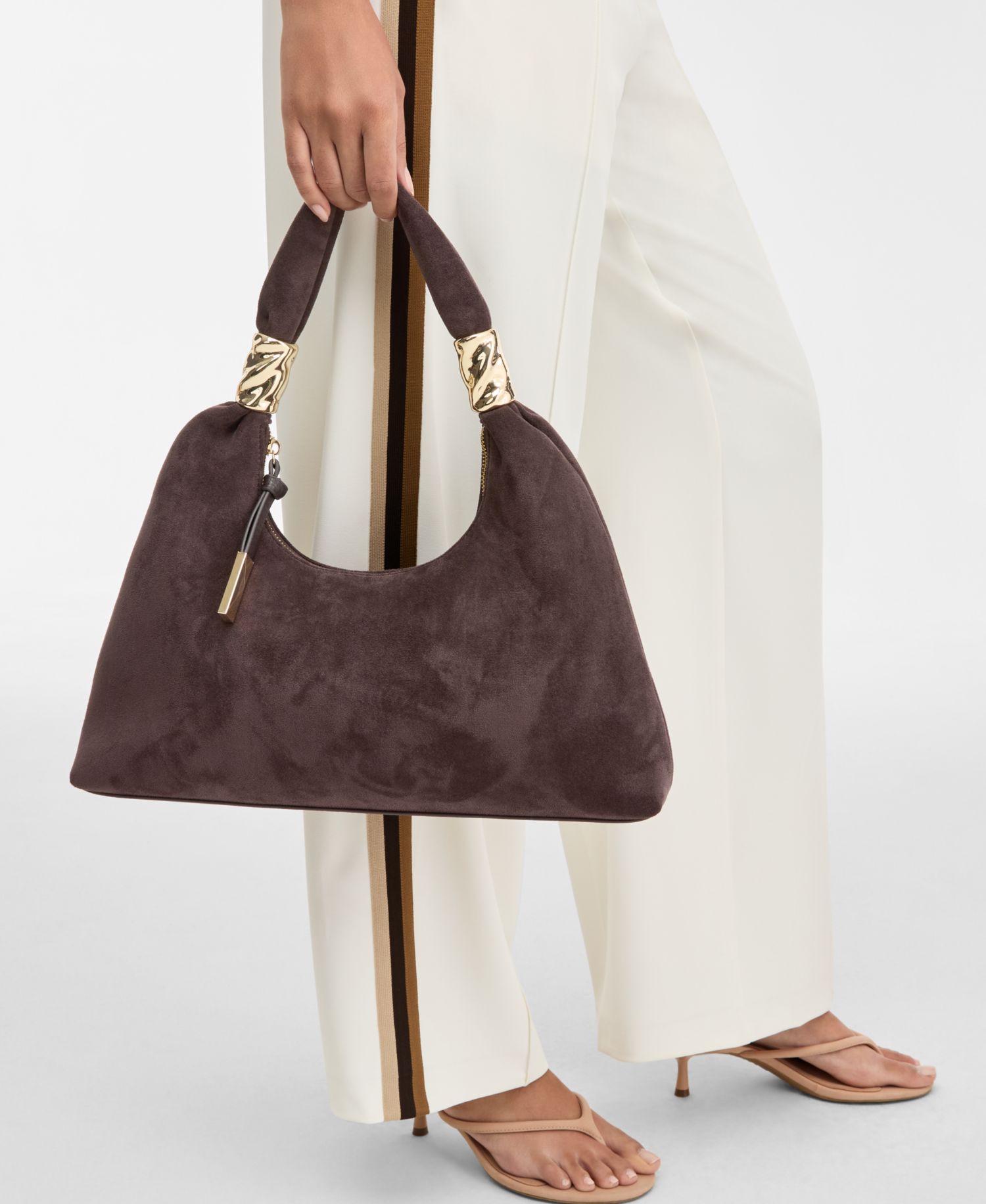 Nyrah Large Suede Hobo