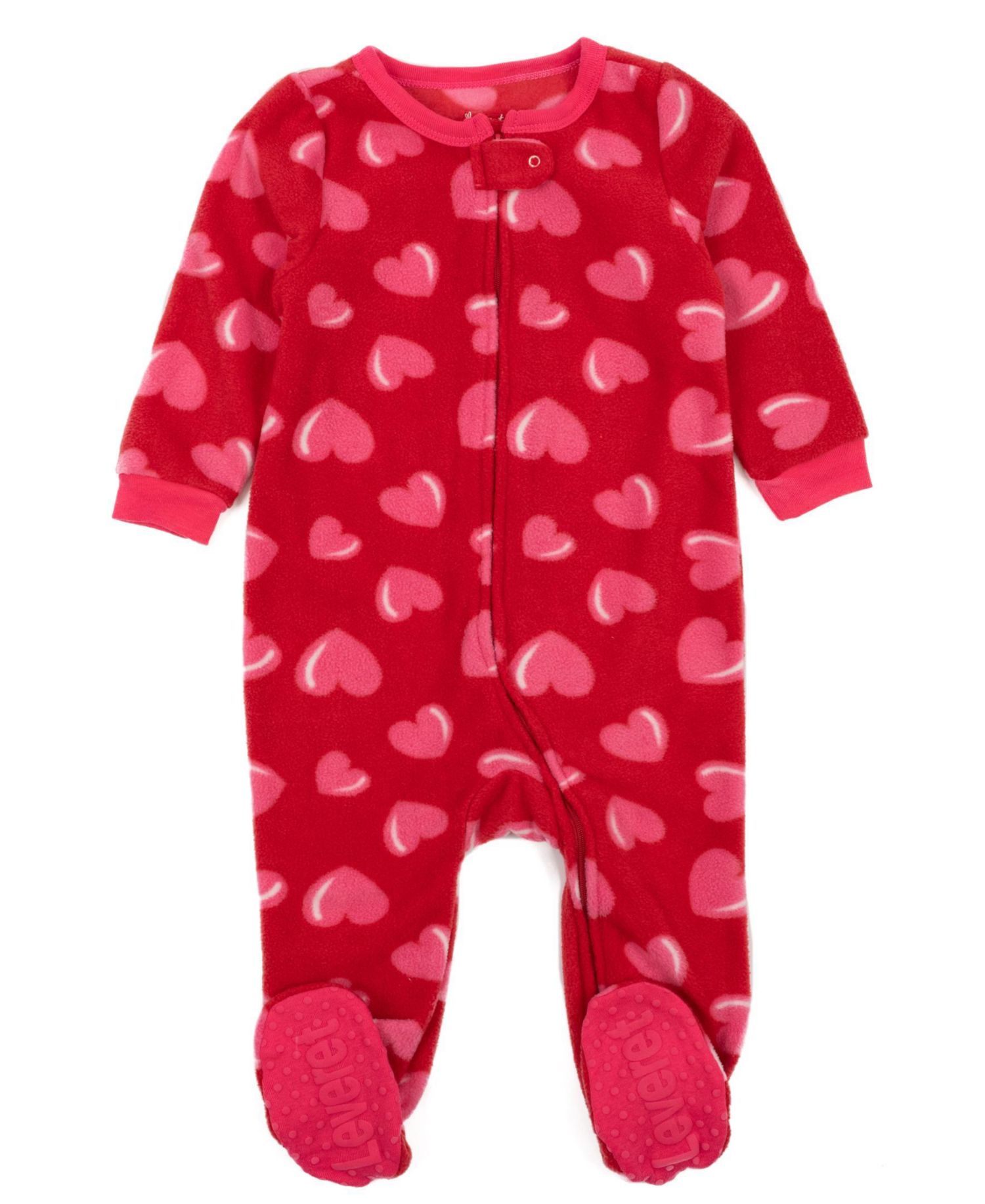 Baby Girls Matching Family One-Piece Sleep 'n Play Fleece Footed Pajamas - Cute and Playful Prints (03M-24M)