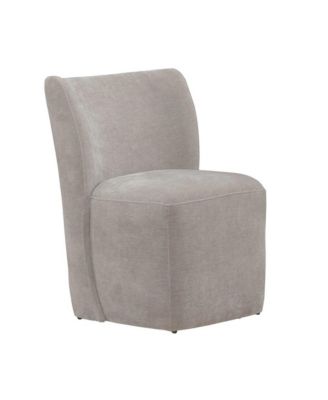 Accent Dining Chair with Castors - Square Back