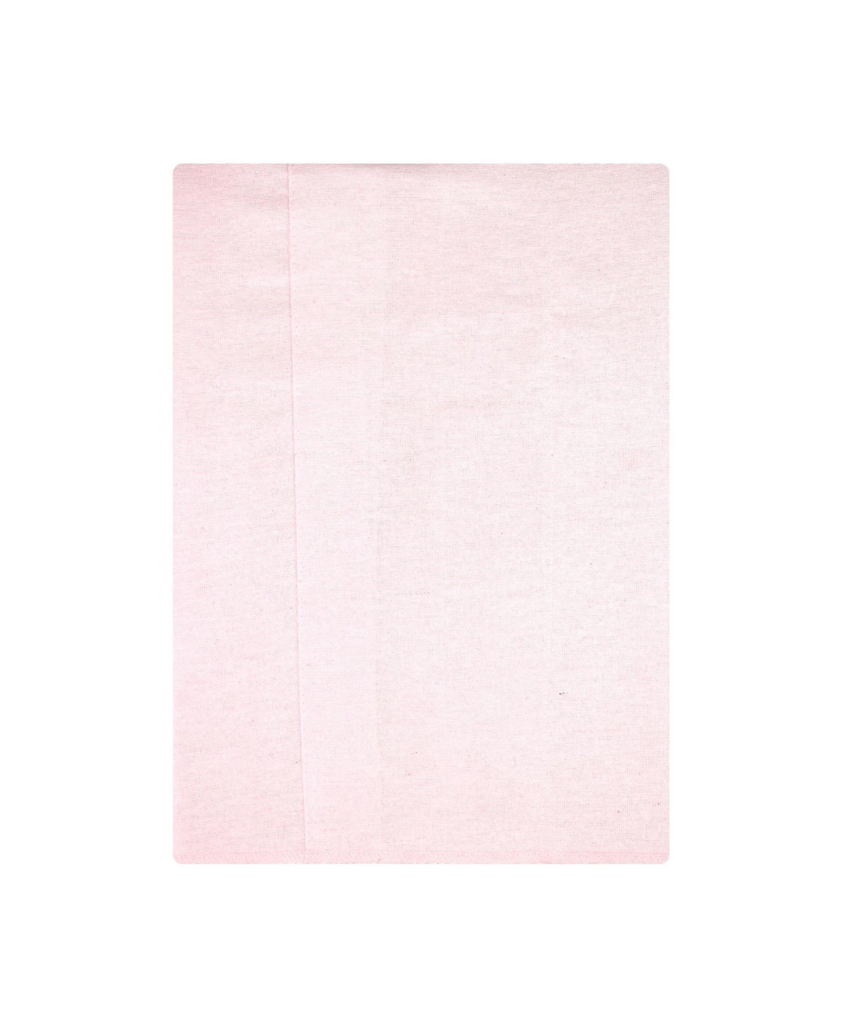 Hudson Baby Girl Cotton Poly Flannel Burp Cloths 4-Pack, One Size