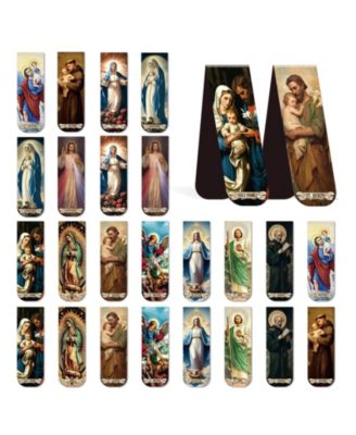 Magnetic Bookmarks Religious Saints Prayer Verse Clips