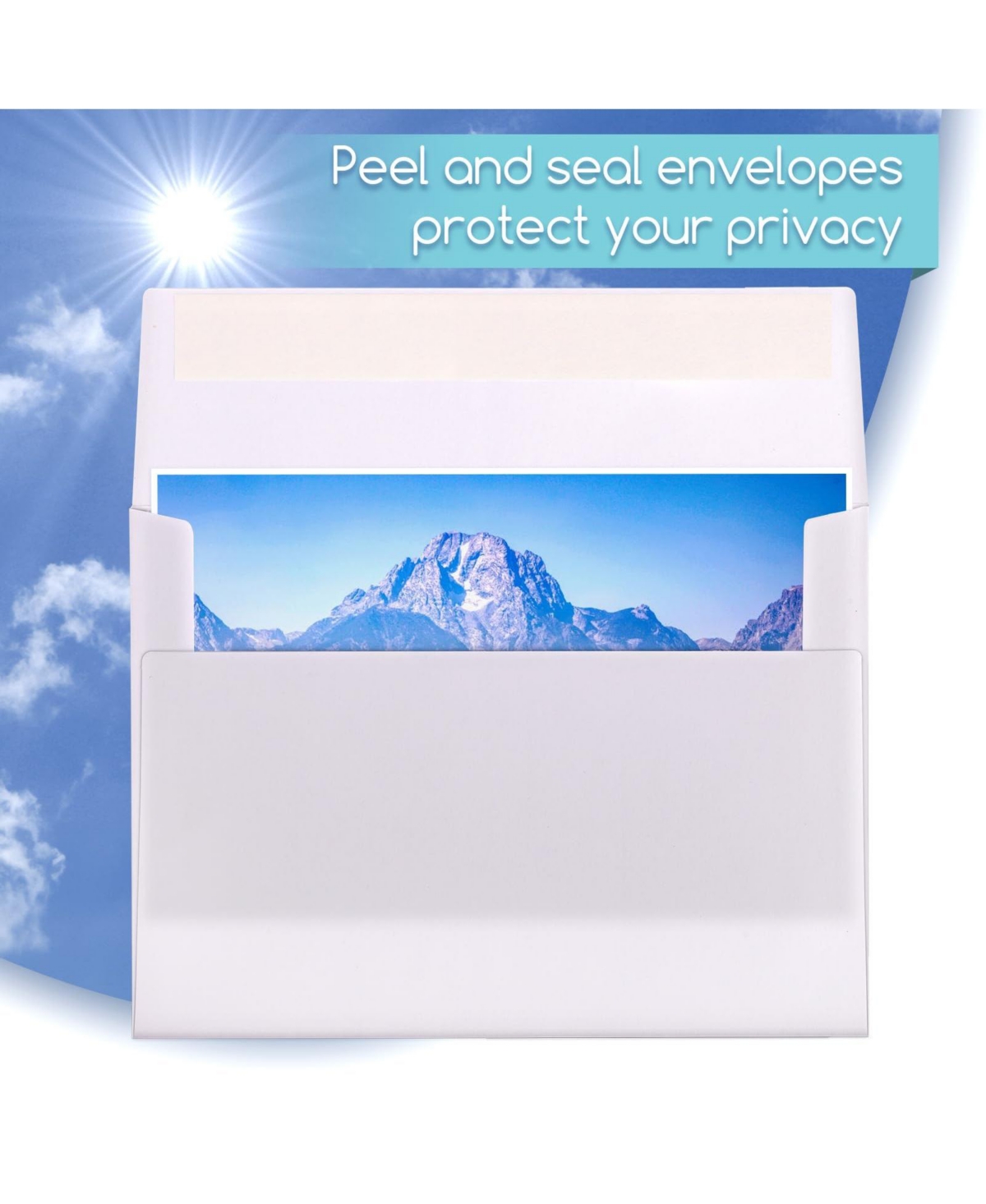 Gnuadz Self Seal Invitation Envelopes