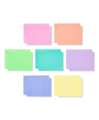 Blank Cards With Envelopes Pastel