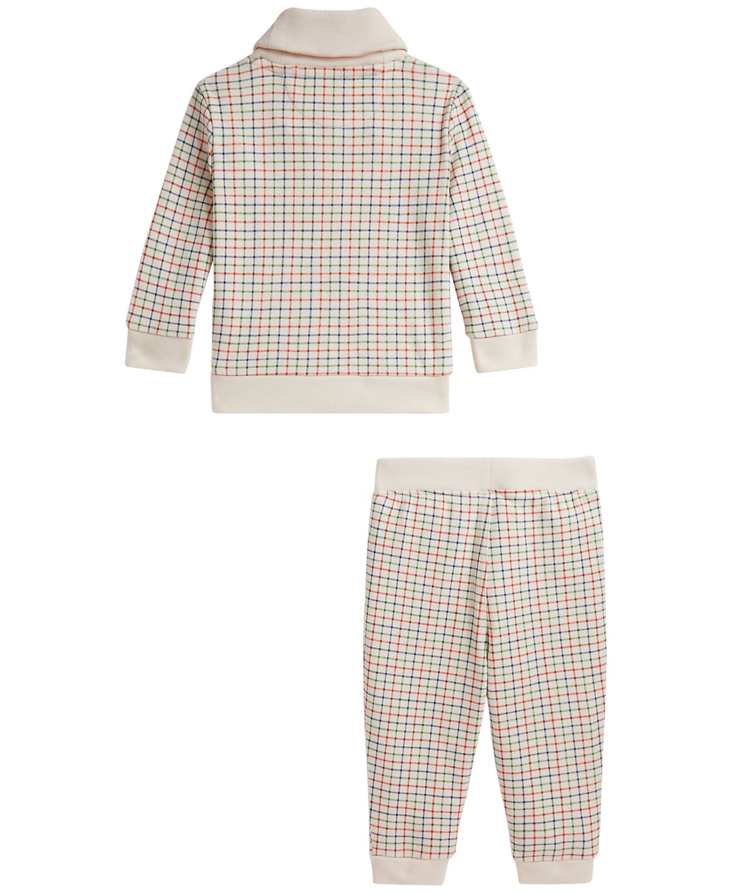 Детский комплект Polo Ralph Lauren для малыша: пуловер с длинным рукавом и брюки, цвет: Havenswood Tattersall — фото 2