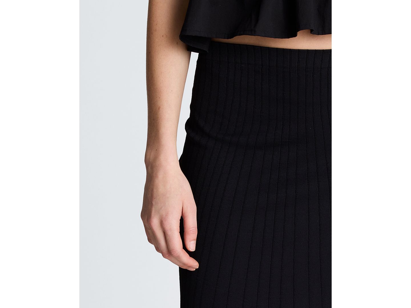 Женская юбка Kenneth Cole Pull-On Midi, цвет: Чёрный — фото 6