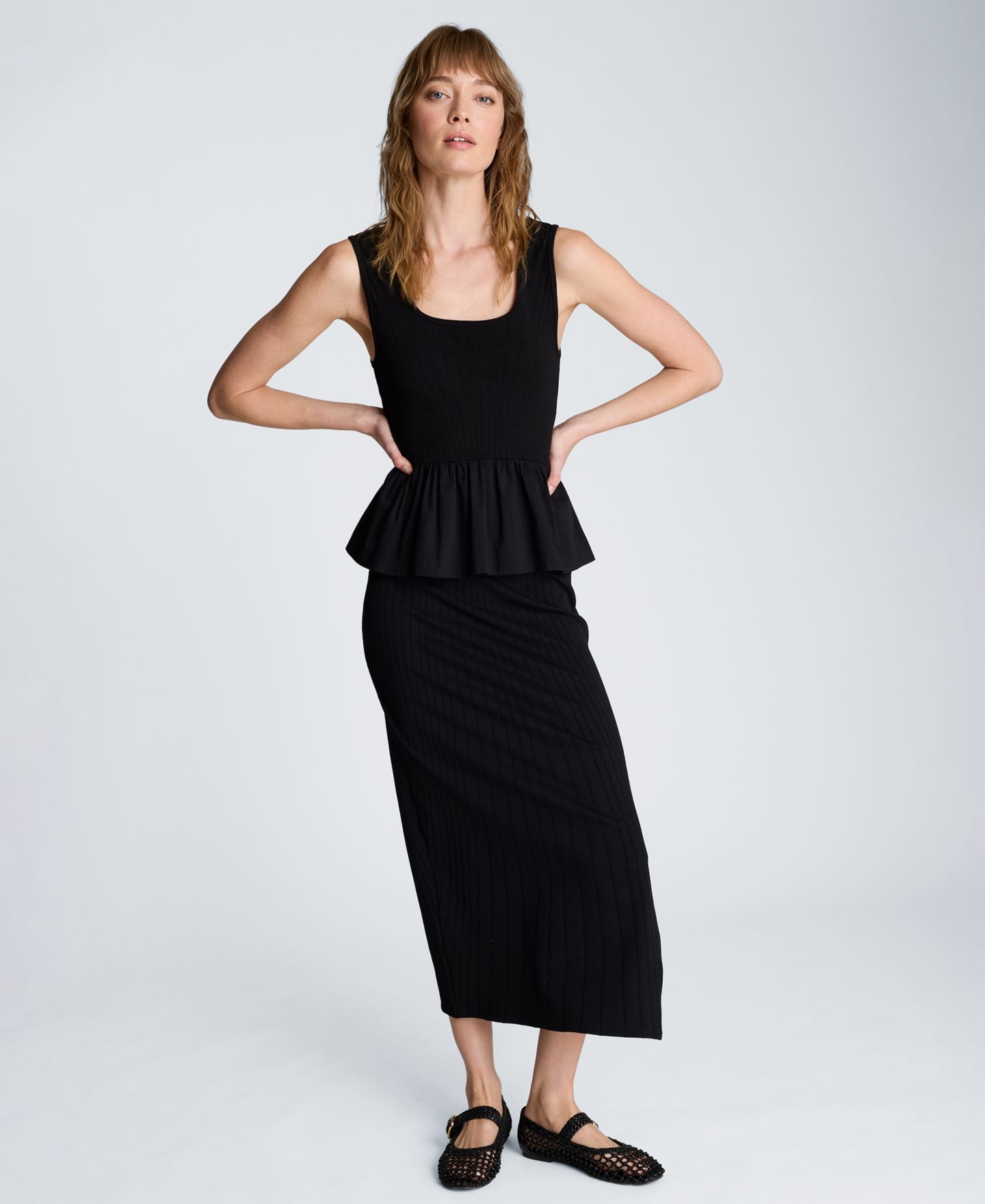 Женская юбка Kenneth Cole Pull-On Midi, цвет: Чёрный — фото 2