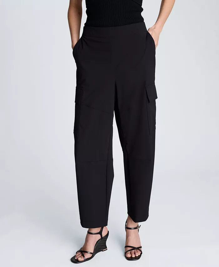 Women's Barrel Leg Cargo Pants - thumbnail 2