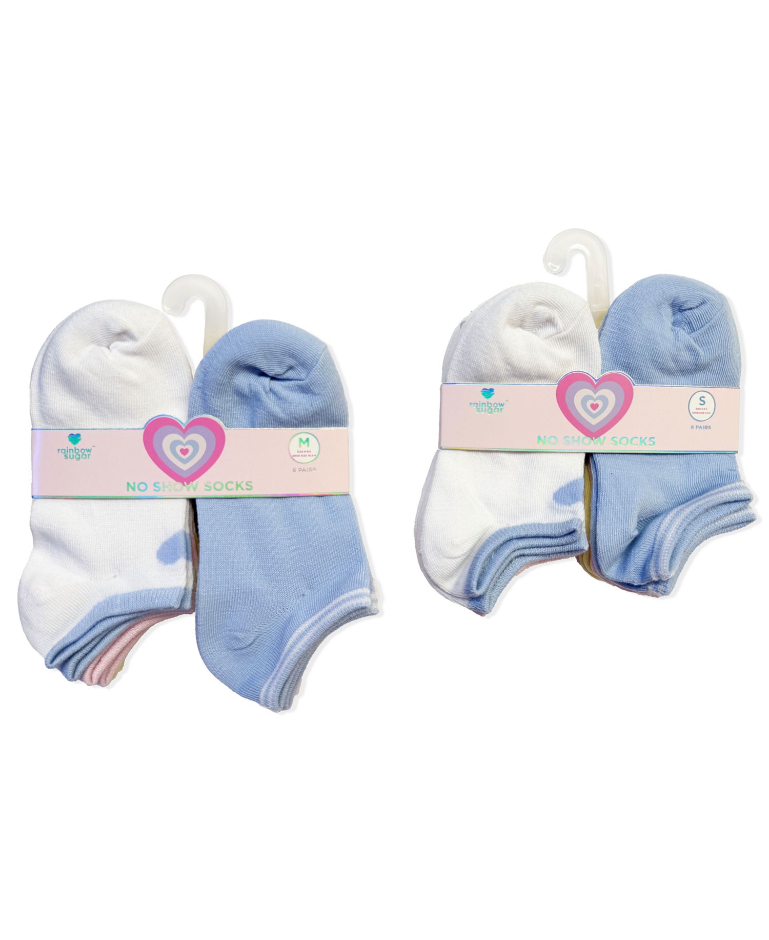 Girls' 4-8.5 Low Cut Socks, 8-Pack