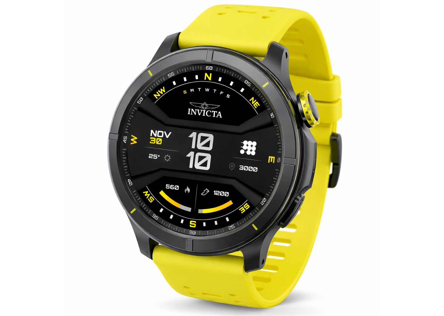 Цифровые часы Invicta I-Tech ITECH-002 унисекс, цвет: Жёлтый — фото 3