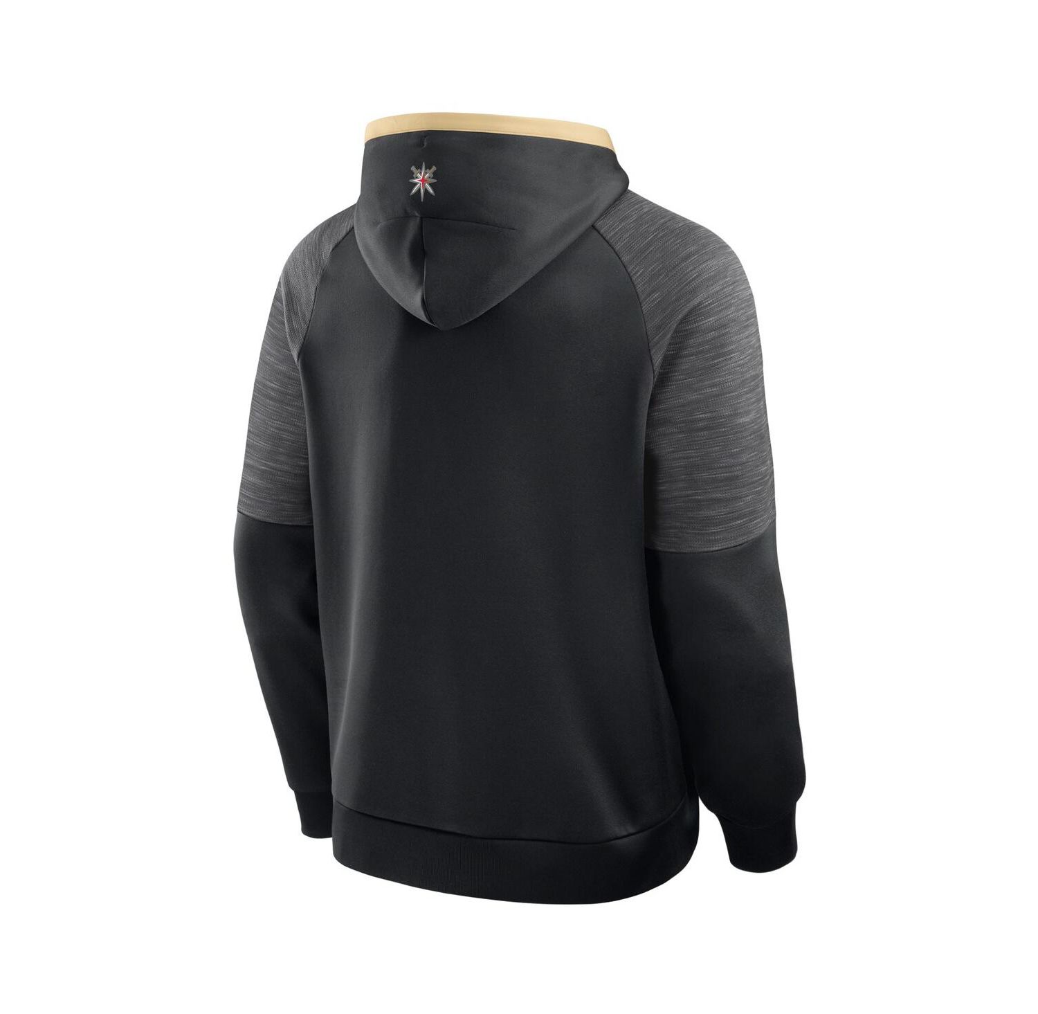 Men's Black Vegas Golden Knights Goaltender Defender Pullover Hoodie