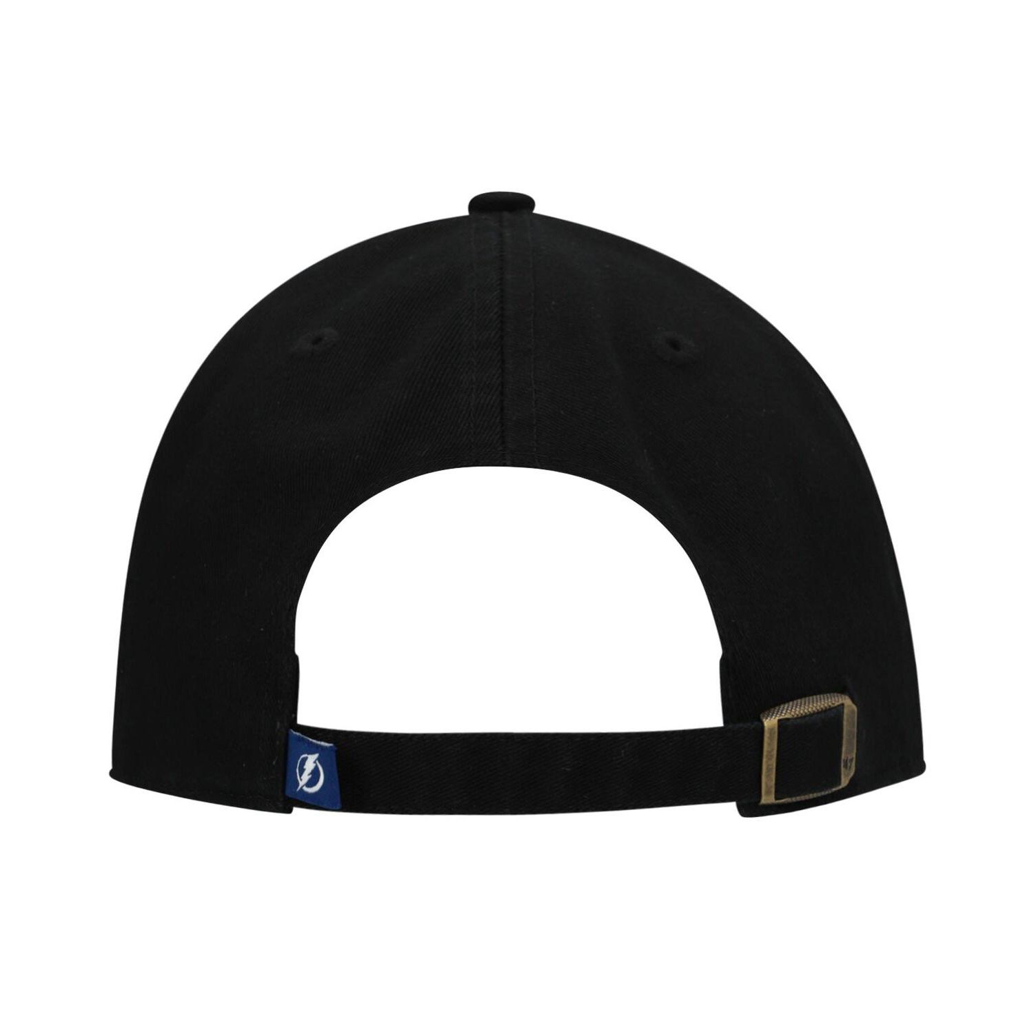 Men's Black Tampa Bay Lightning Team Clean Up Adjustable Hat
