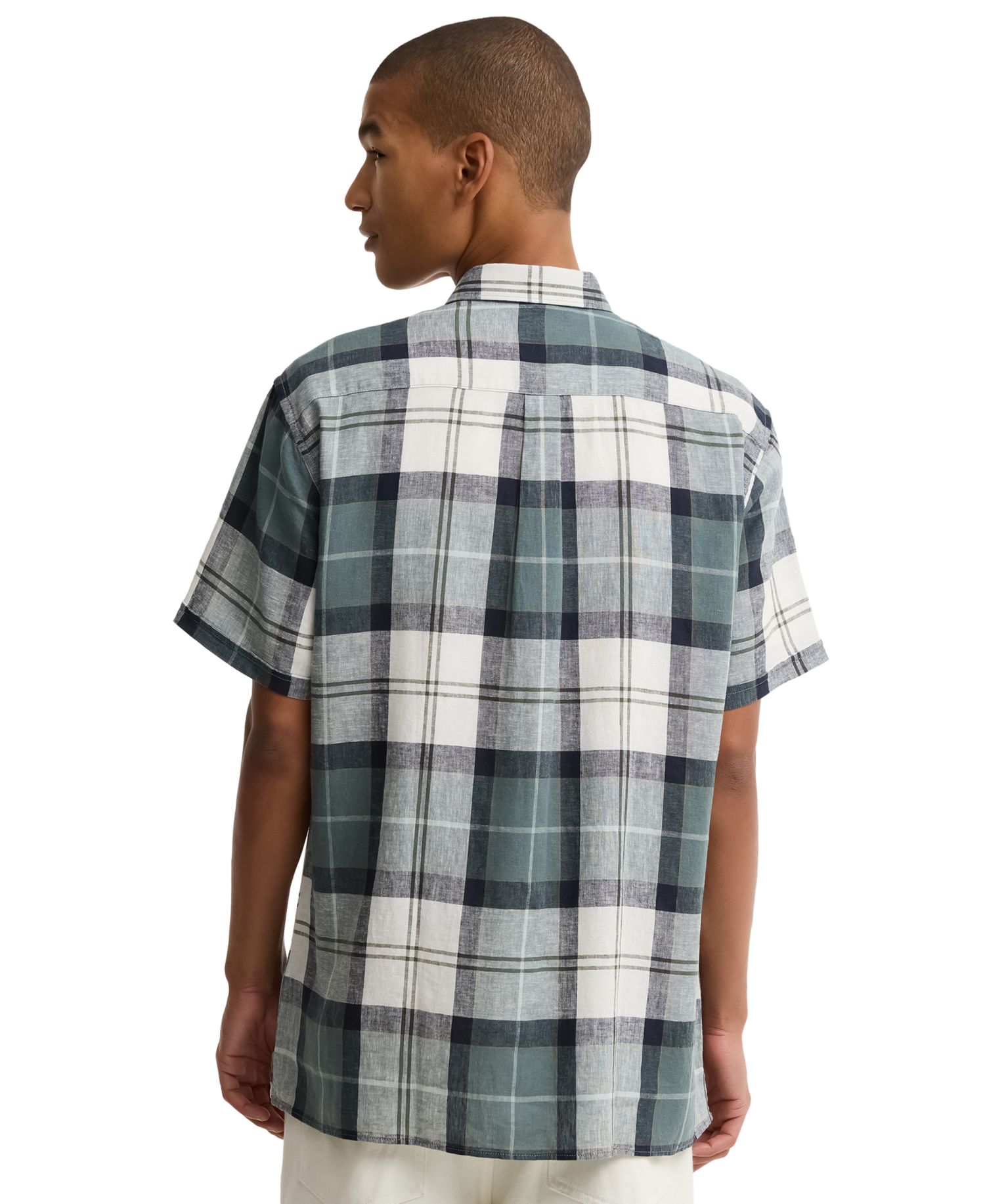 Men's Croft Tartan Regular-Fit Short-Sleeve Shirt