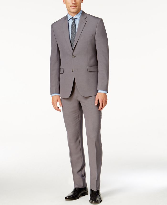 Perry ellis top sharkskin suit