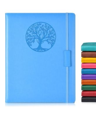 Lined Journal Notebook Hardcover Leather Ruled Writing Diary