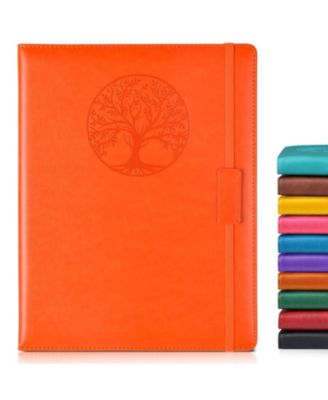 Lined Journal Notebook Hardcover Leather Ruled Writing Diary