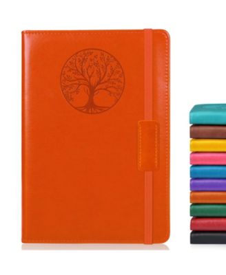 Lined Journal Notebook Hardcover Leather Ruled Writing Diary