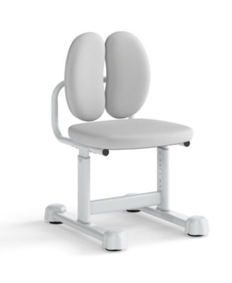 Adjustable Height Kids Desk Chair with Double Back Support for Study Room