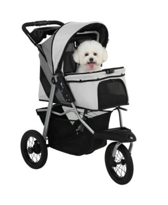 Foldable Dog Stroller with Wheels for Small Dogs