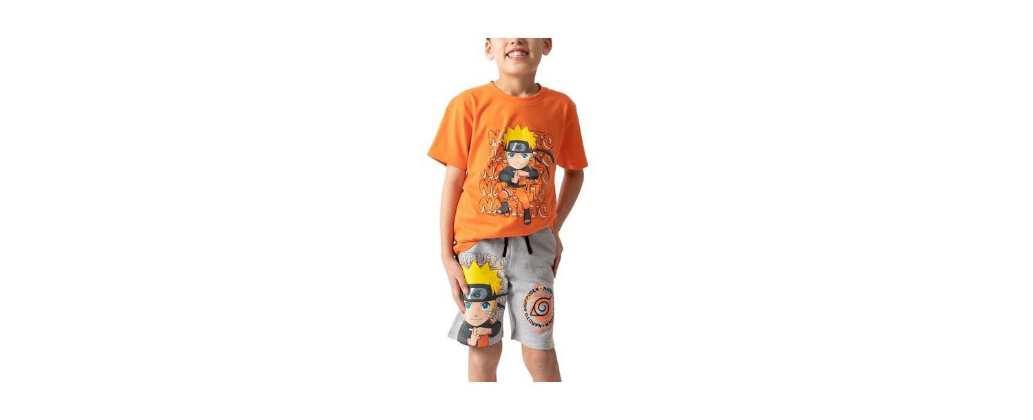 Shippuden Chibi Boy's T-shirts Graphic Tee And Shorts Set