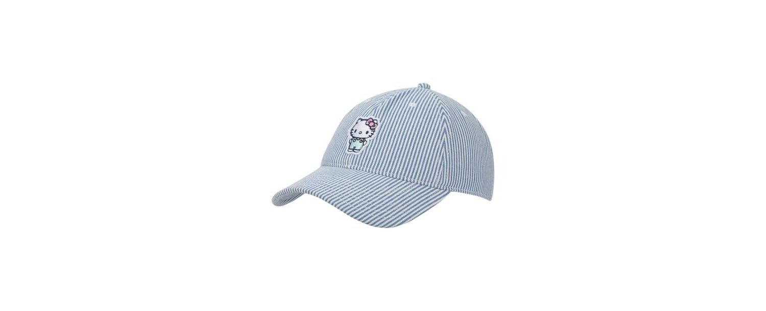 Embroidered Character Women's Denim Unstructured Baseball Cap