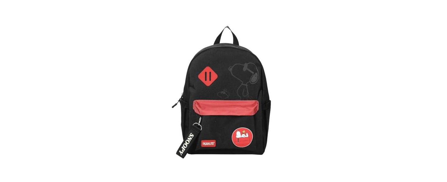Snoopy Line Art 16.5" Adult Backpack