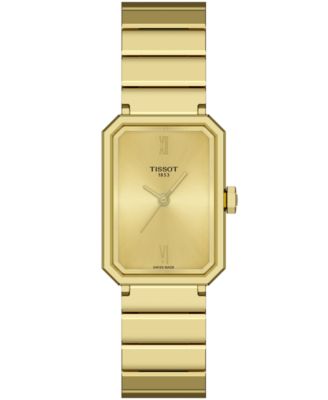 Women's Gold Stainless Steel Bracelet Watch, 21.80mm