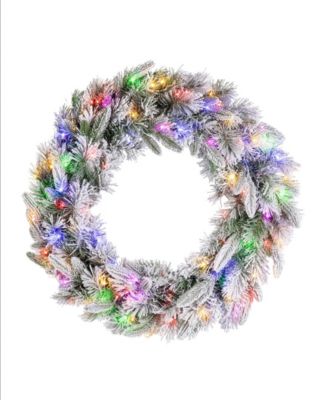 30" Pre-Lit Wreath with 100 LED Lights