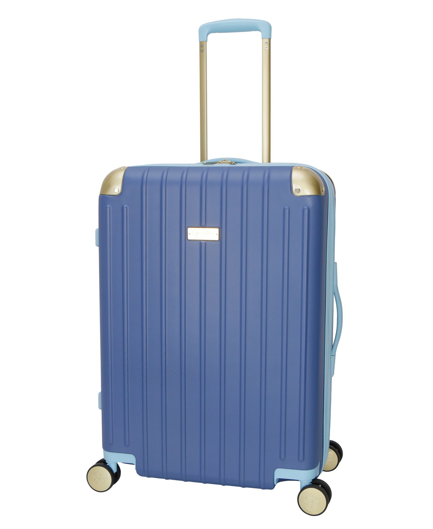 Чемоданы Jessica Simpson Sag Harbor 3 Piece Hardside Spinner Luggage Set, цвет: Синий — фото 17