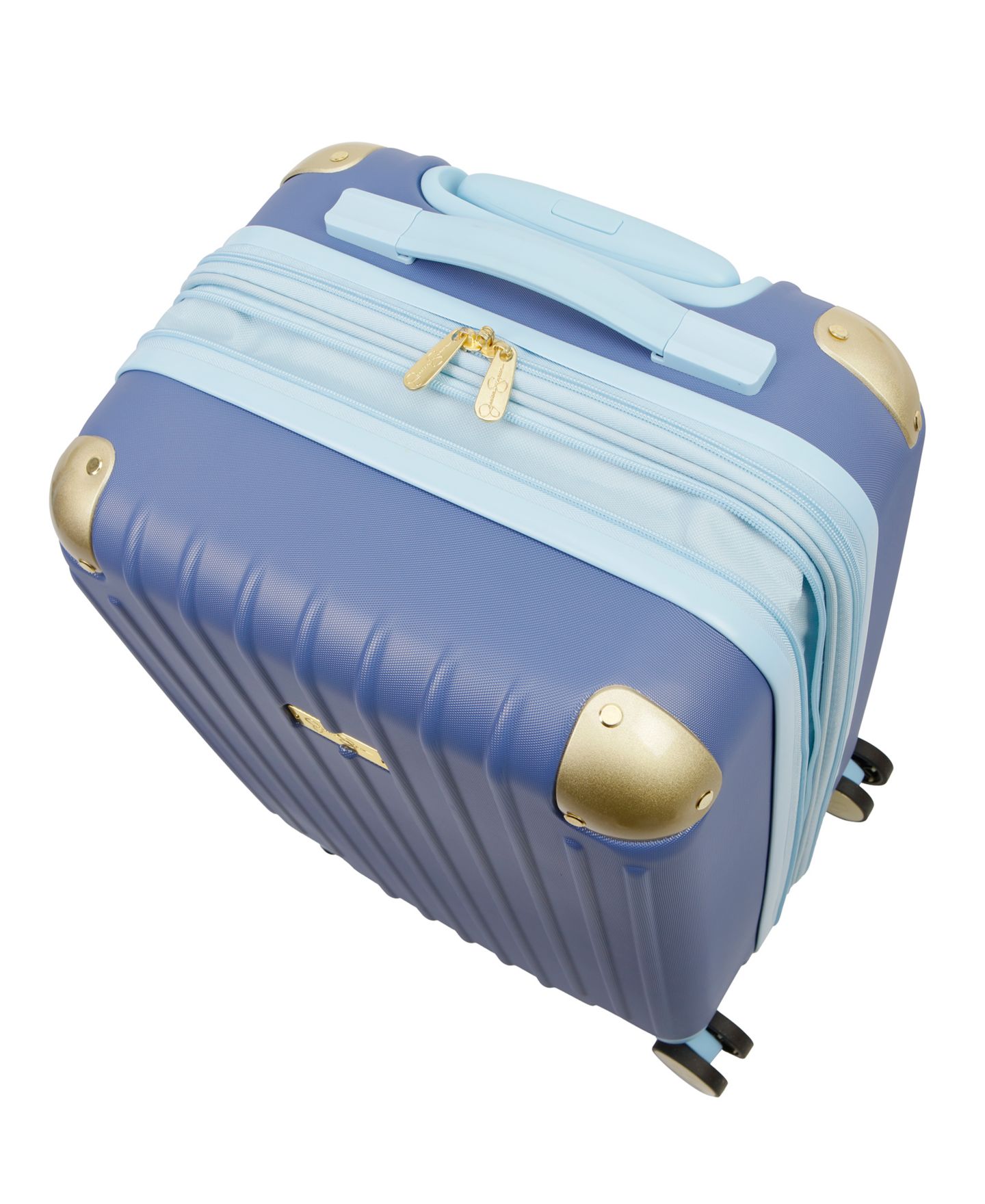 Чемоданы Jessica Simpson Sag Harbor 3 Piece Hardside Spinner Luggage Set, цвет: Синий — фото 27