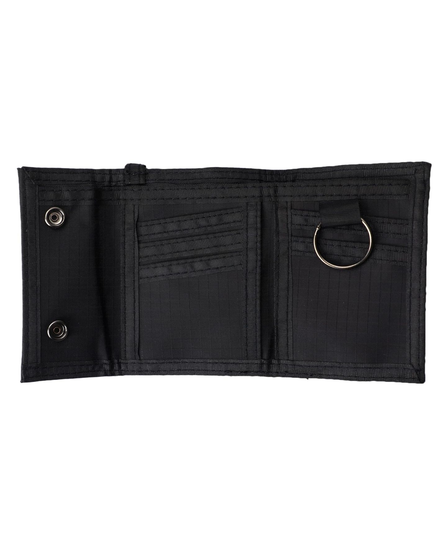 Мужской кошелёк Star Wars: The Mandalorian Din Djarin The Mandalorian Tri-fold Wallet with Keychain Clip, цвет: Чёрный — фото 8