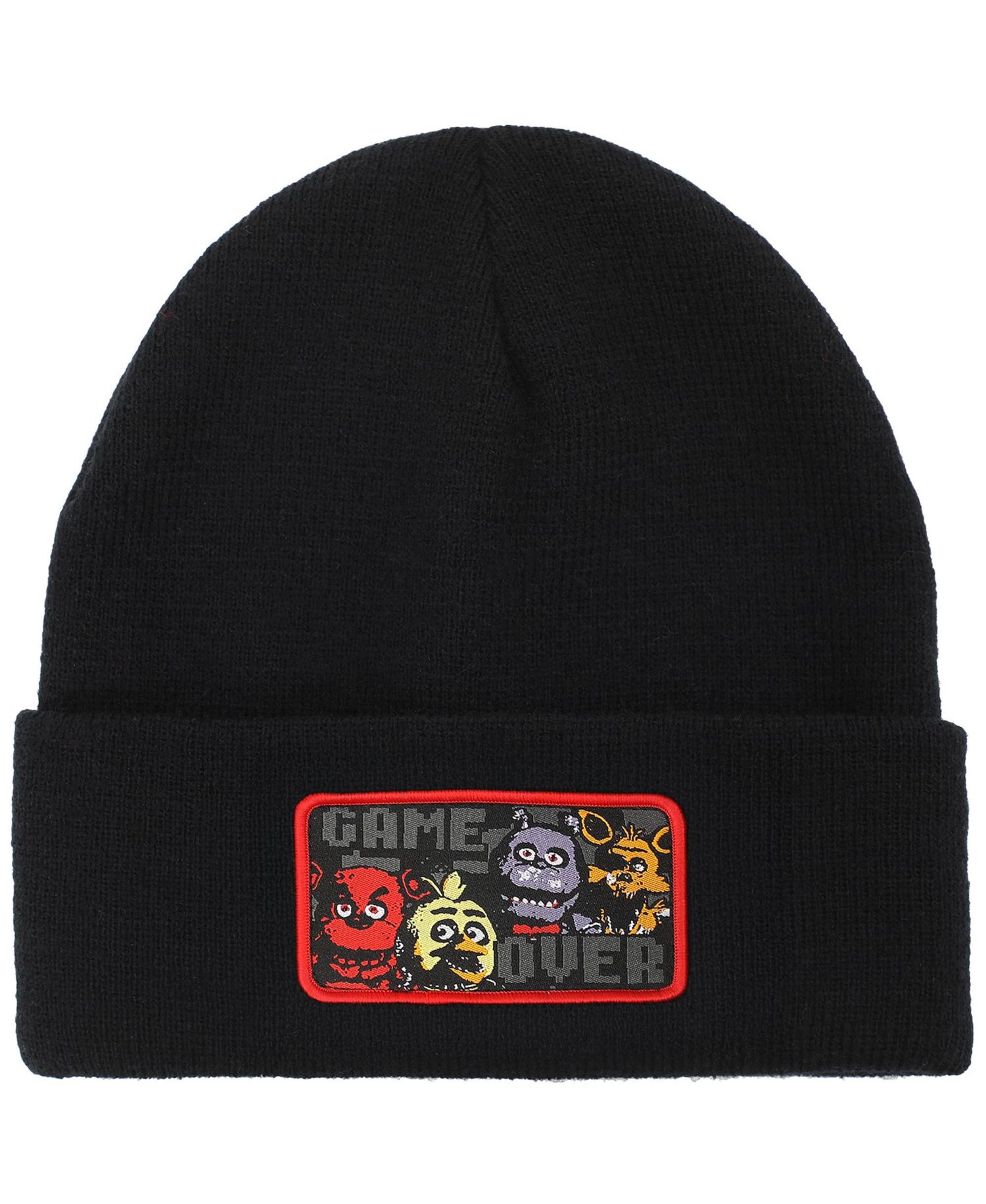 Men's Game Over Black Knit Cap