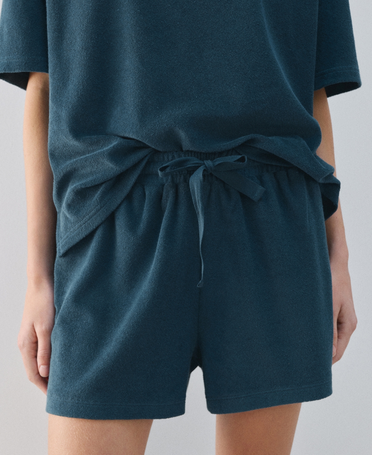 Mango Women's Terry Cotton Shorts